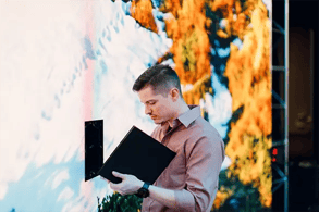 LED volume wall color accuracy with cameras at Forge Virtual Studios
