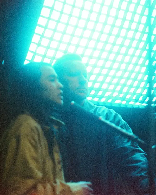 A director and cinematographer consider how to light a shot
